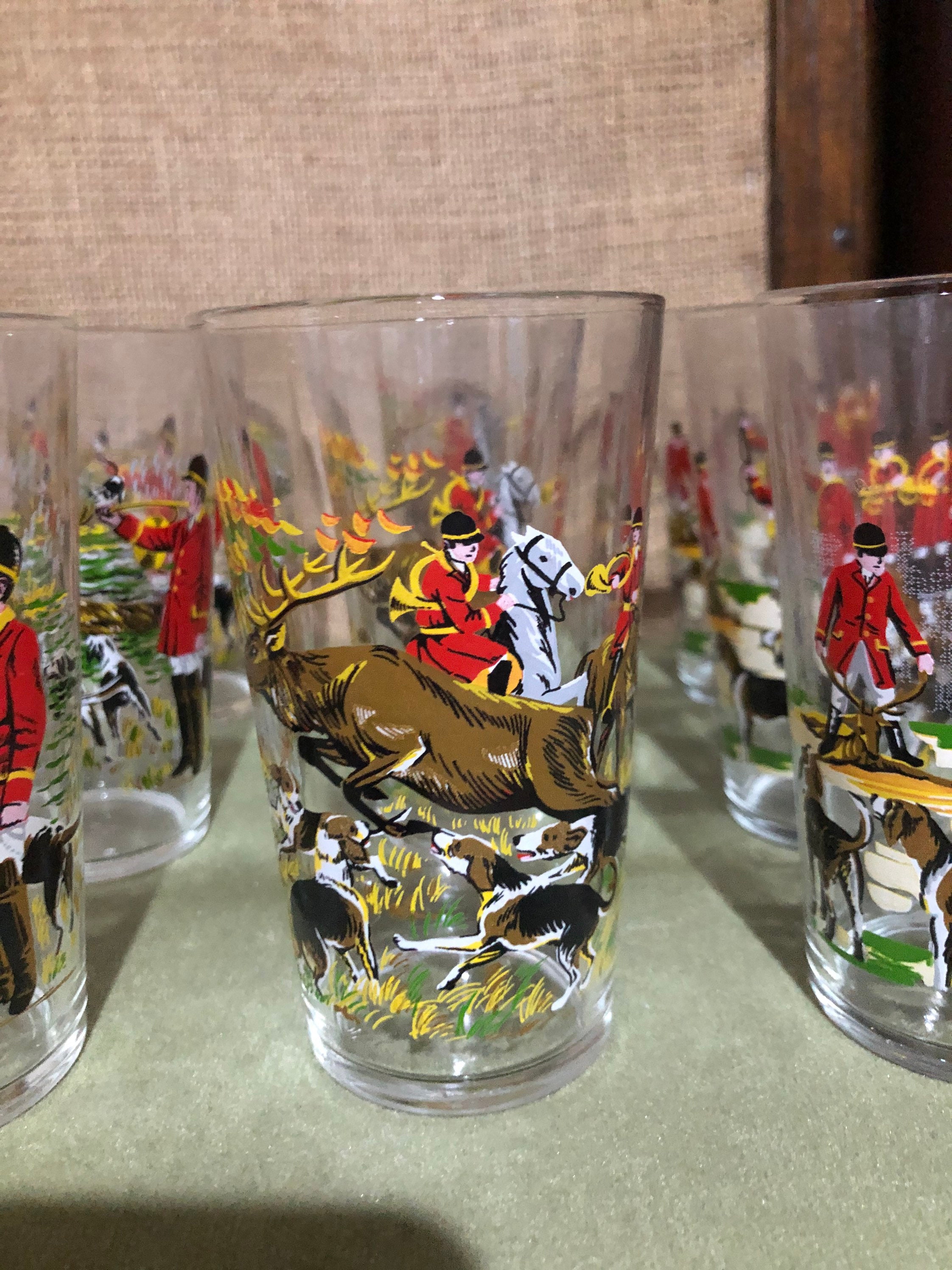 Vintage francés vaso de jugo de vaso vasos de agua conjunto de Etsy