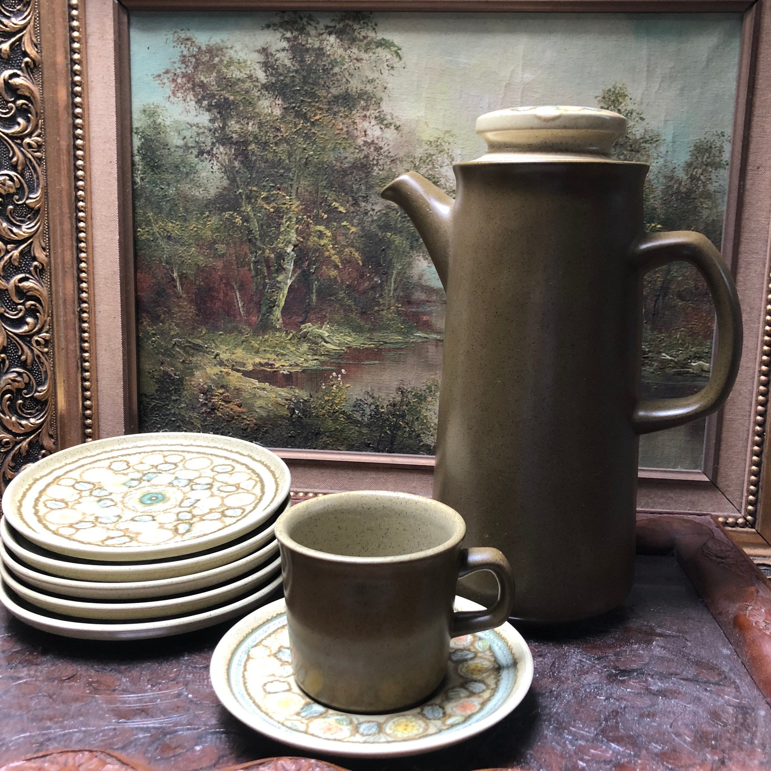 Vintage Reflections Franciscan England ceramic pottery glazed Etsy