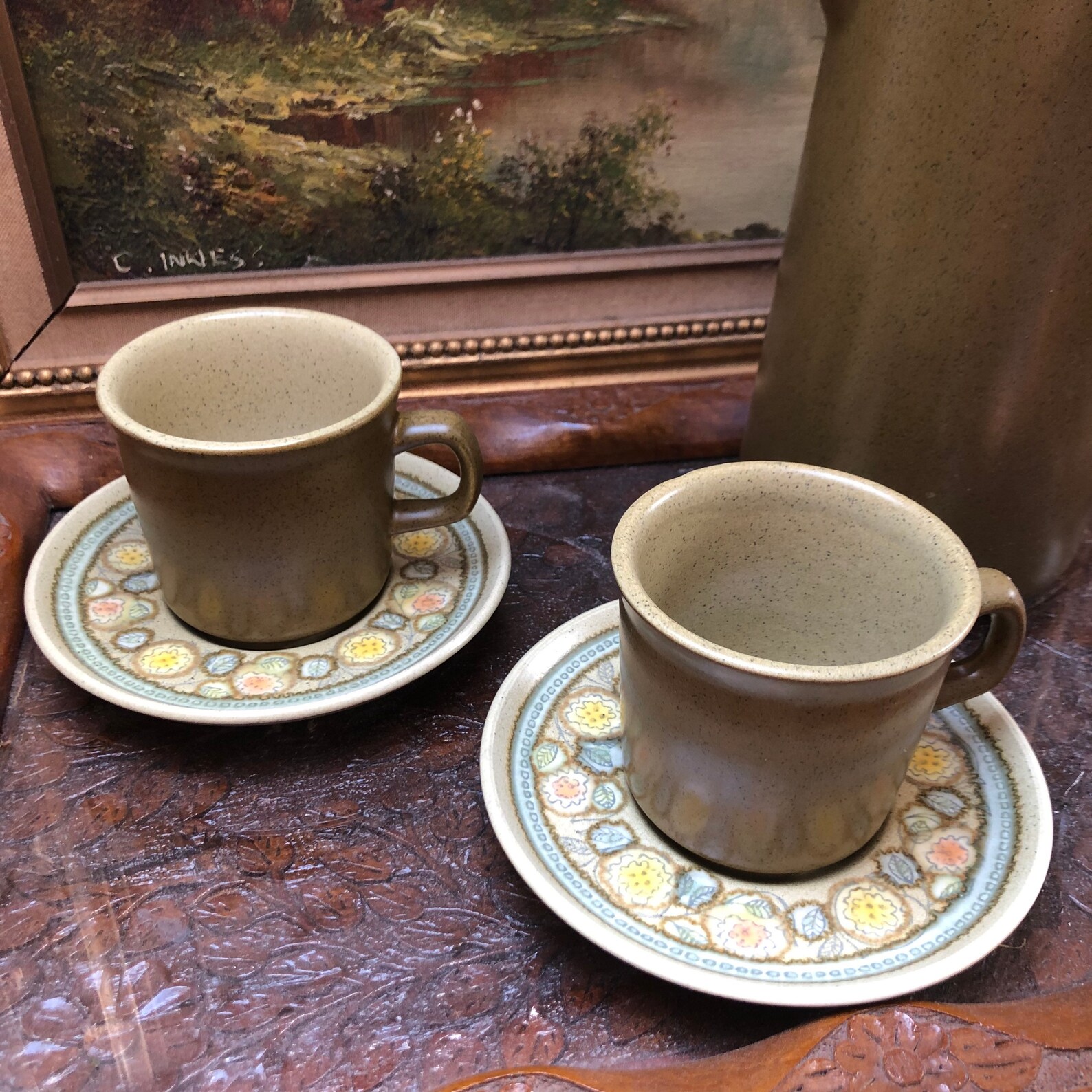 Vintage Reflections Franciscan England Ceramic Pottery Glazed Etsy UK