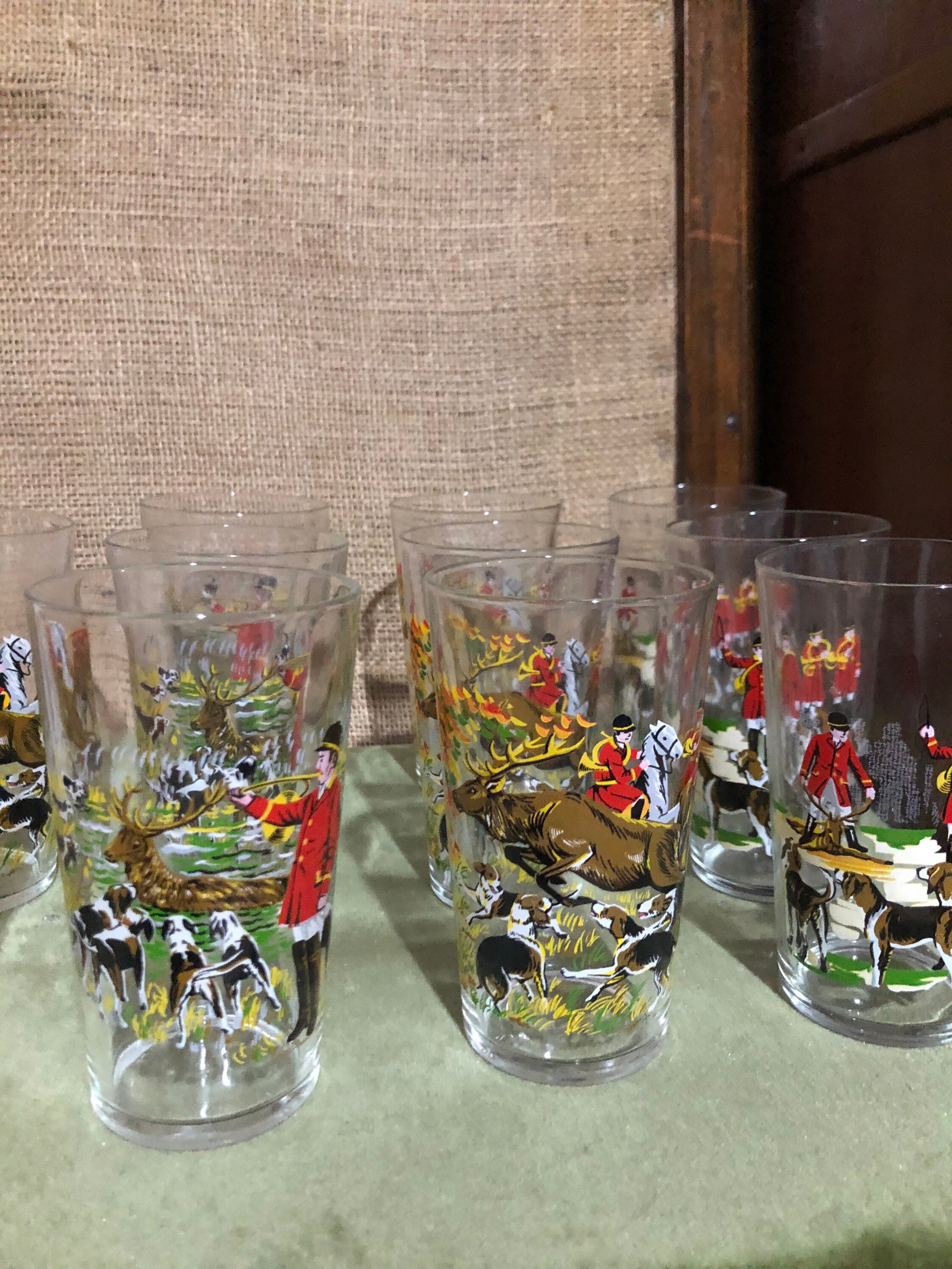 Vintage francés vaso de jugo de vaso vasos de agua conjunto de Etsy