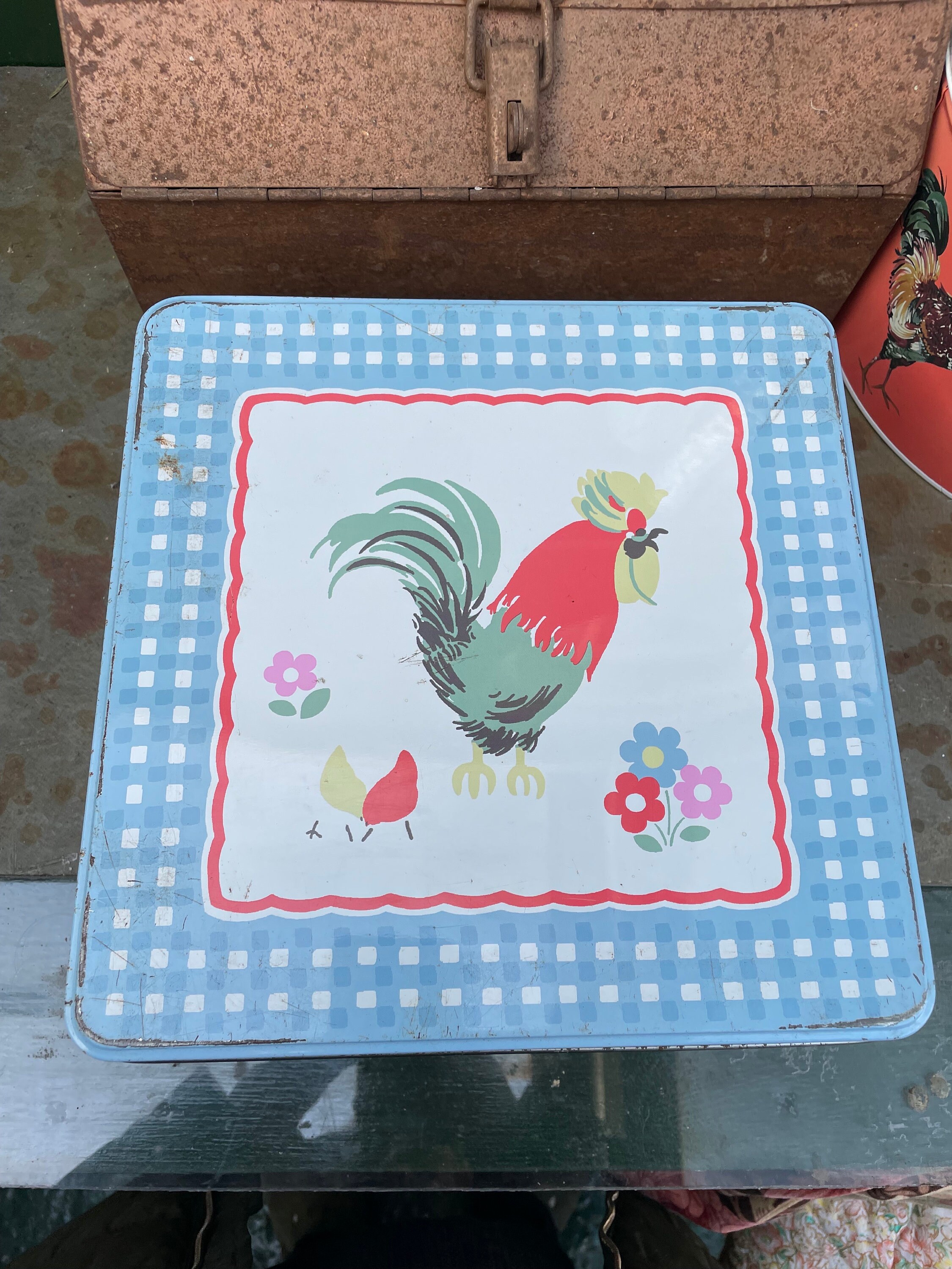 Olivia Burton Cadbury Roses Large Round Tin Red Pink Blue Floral Etsy UK