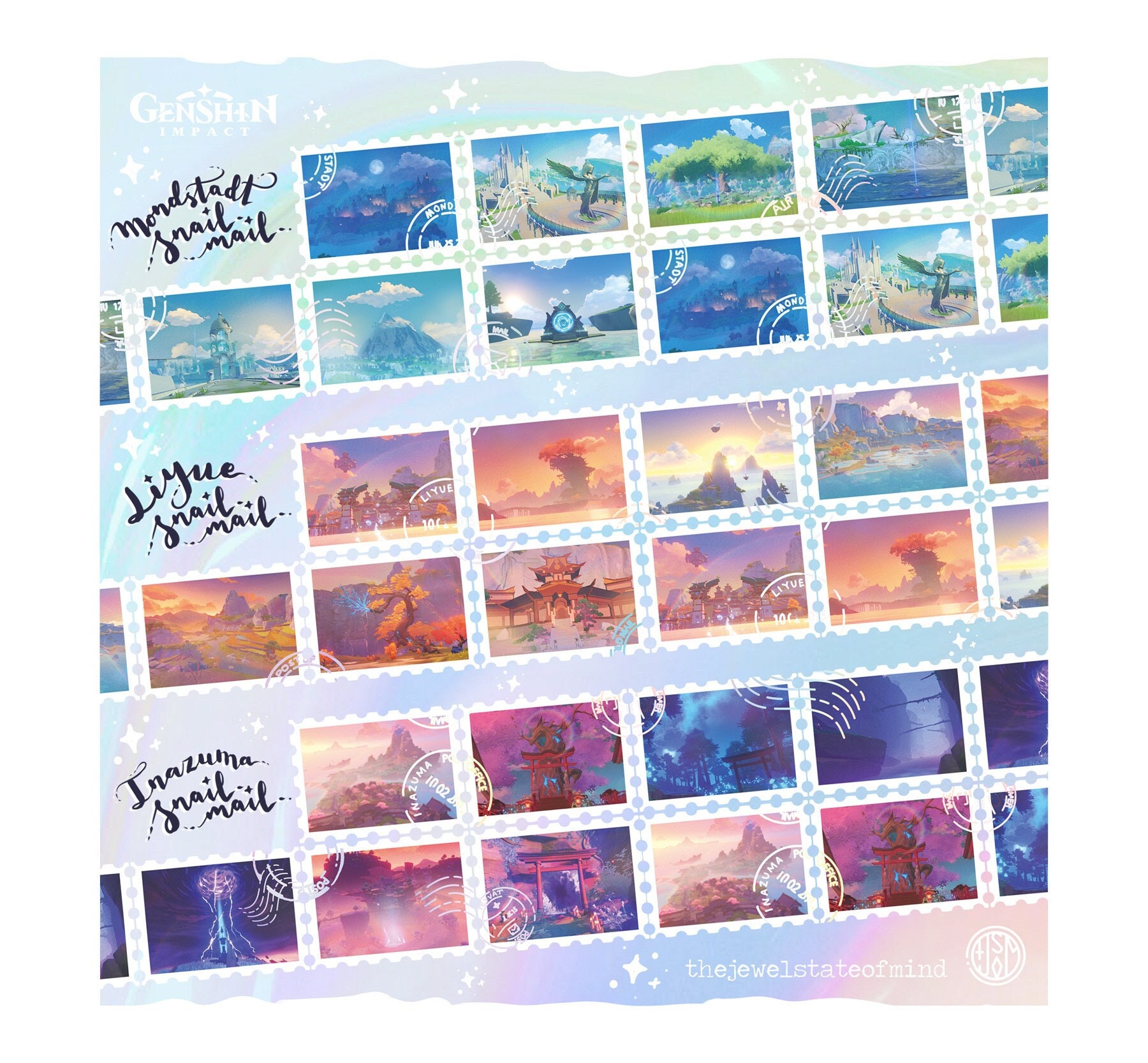 Genshin Official Dream of Roving Stars Washi Tape – GenshinFans