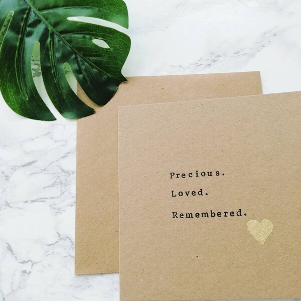 Sorry for Your Loss Card - Etsy