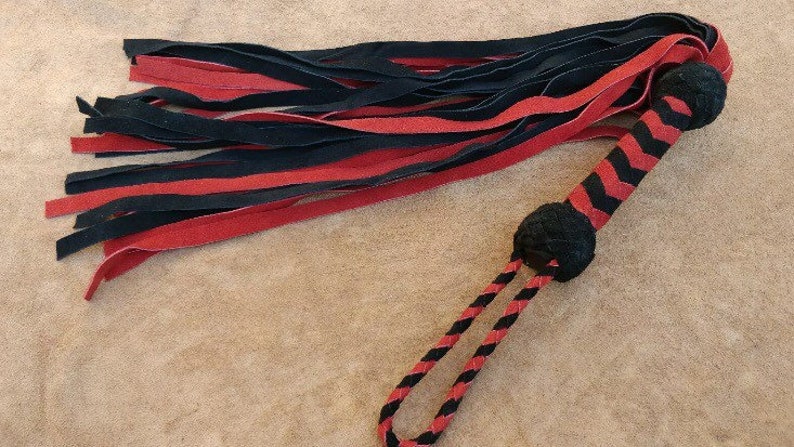 Black and Red Beautiful Suede Leather Handle 36 Suede Leather - Etsy