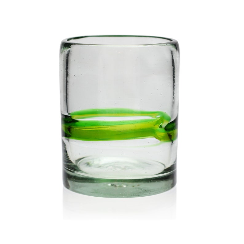 clear hand blown from recycled glass fair trade and handmade in Mexico Cognac or brandy glass clear hand blown from recycled glass fair trade and handmade in Mexico Cognac or brandy glass