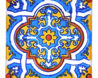 Hector Handmade Mexican Tile - 10.5cm