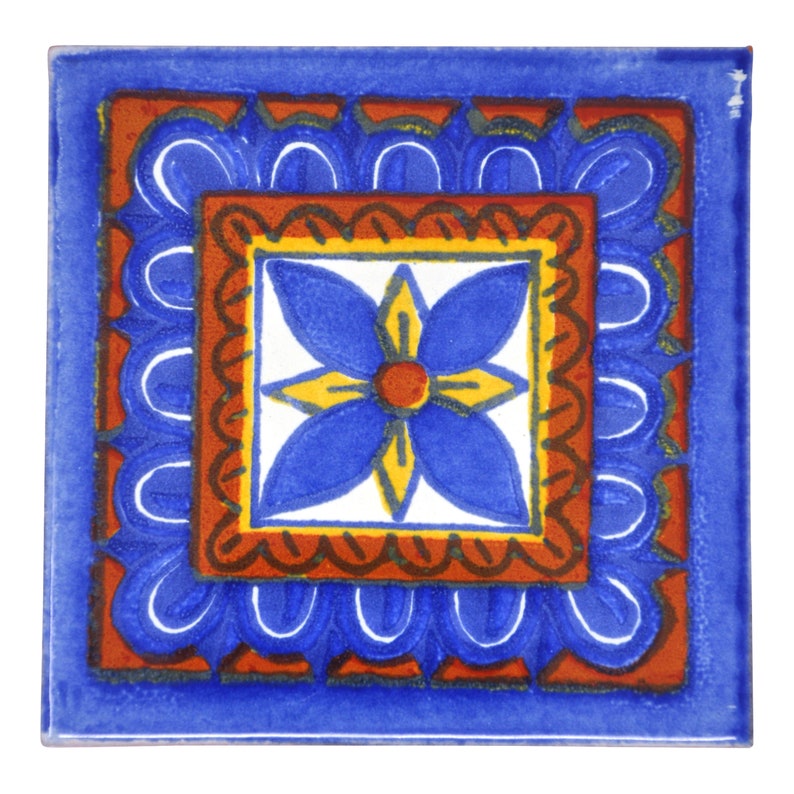 Salomon Handmade Mexican Tile 10.5cm Large image 1