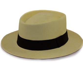 Cappello Panama Gambler, Dumont, Planter / Tessuto a mano e proveniente da fonti etiche provenienti dall'Ecuador / Cappello Panama autentico