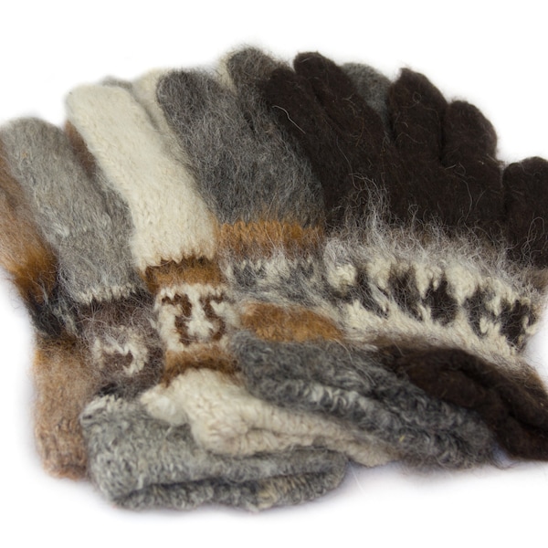 ALPACA Gloves - Handmade in Bolivia by us.