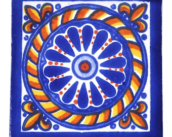 Nesto Handmade Mexican Tile - 10.5cm - Large