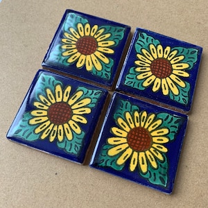 Isabella 5 cm handgemaakte Talavera-tegels uit Mexico - klein