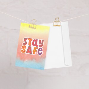 Tarjeta Stay Safe
