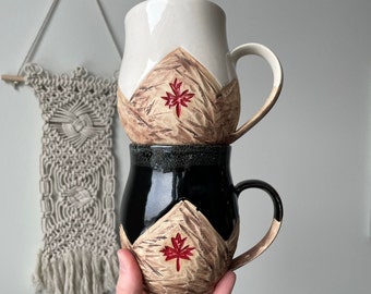 Handmade Maple Mountain Mug - Made to Order