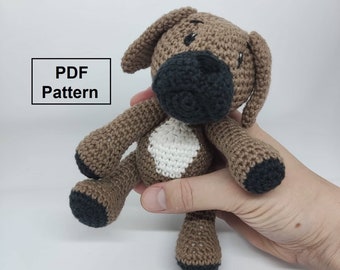 Crochet, Amigurumi Pattern, Luna the puppy, dog