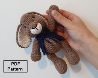 Crochet, Amigurumi Pattern, Daniel the Bunny