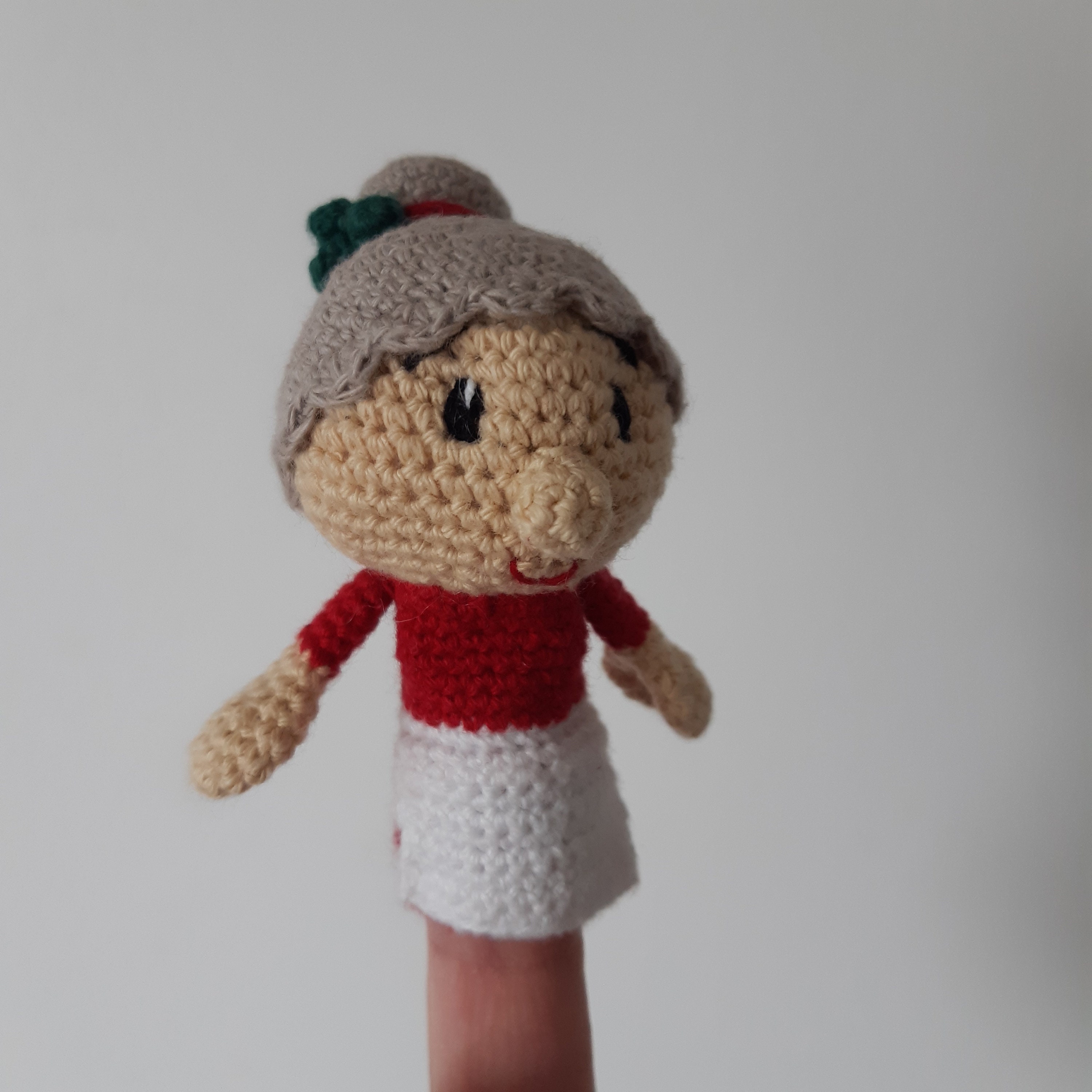 Crochet Pattern Christmas Santa's Family Finger Puppets | Etsy