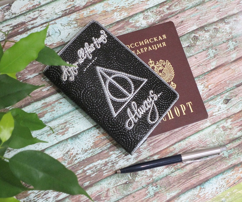 Harry Potter Decor Passport Cover Gifts for Him Deathly Etsy