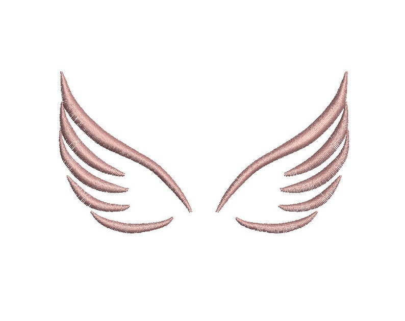 Angel Wings Embroidery Design - Machine Embroidery Design - Etsy