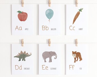 Alphabet Flash Cards, ABC Flashcards, Preschool Curriculum, Alphabet Printable, Montessori Materials, Homeschool, Classroom, DIGITAL