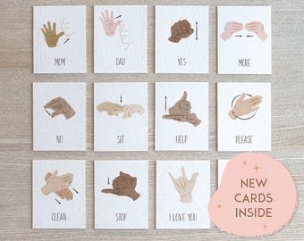 Sign Language Cards - Etsy