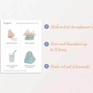 41 Calming Corner Flashcards, Editable Calming Strategies Flash Cards ...