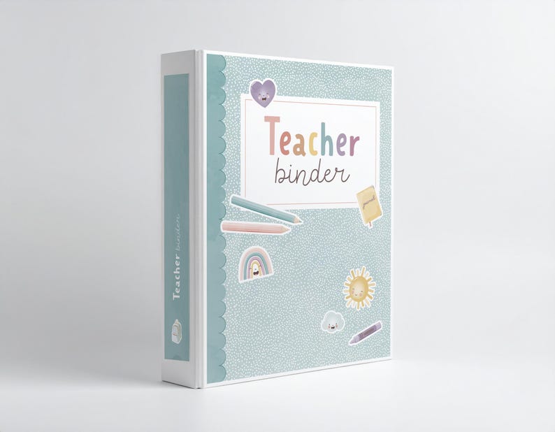 Editable Teacher Binder Covers: Pastel Classroom Decor (corjl ...