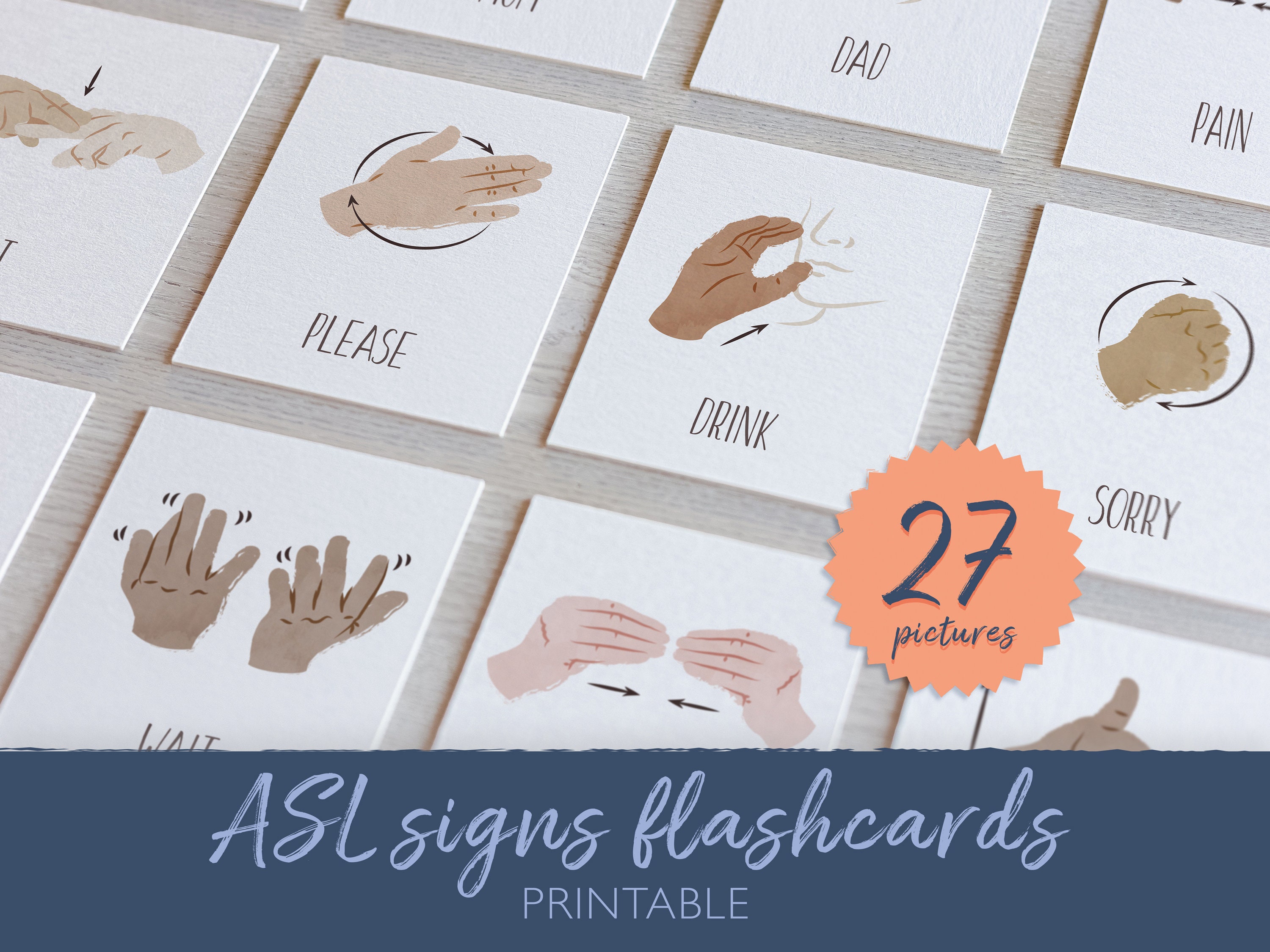 Learn ASL Is Very Handy Cute American Sign Language - Asl Gift - Magnet