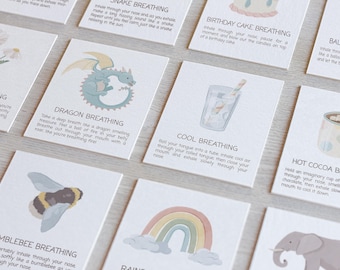 Mindfulness Breathing Cards for Kids: Calm Down Corner (Digital Download)