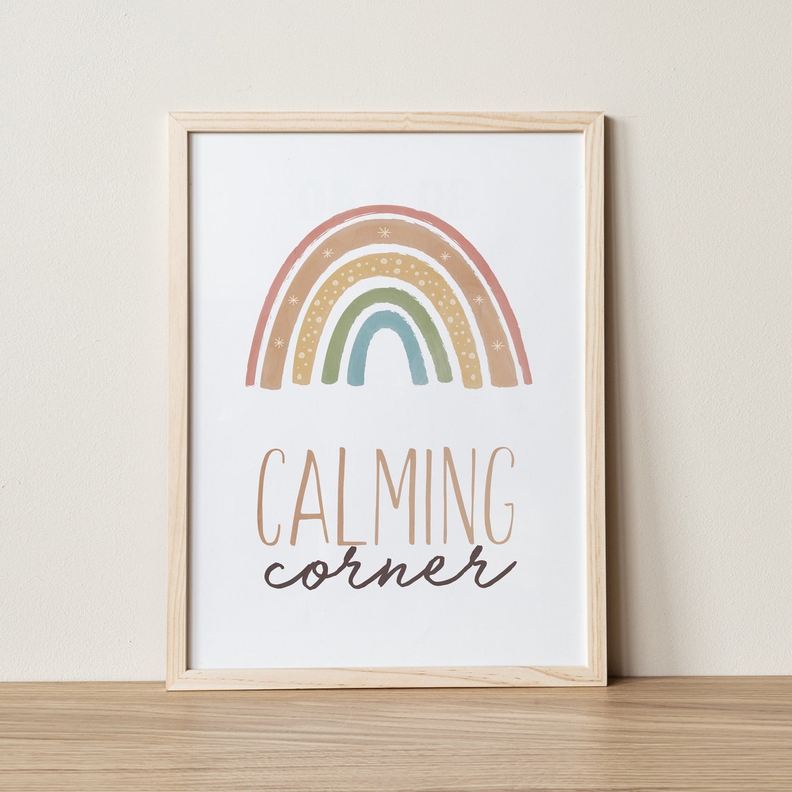 Calm Down Corner Poster Free