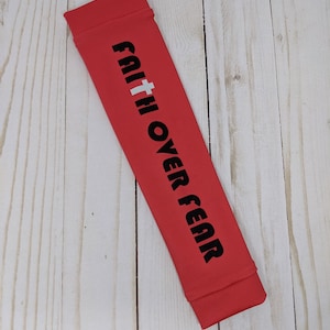Faith over Fear arm sleeve, arm sleeve, faith sleeve, kids sleeve, baseball sleeve, Custom Arm Sleeve, Personalized Arm sleeve, Text sleeve