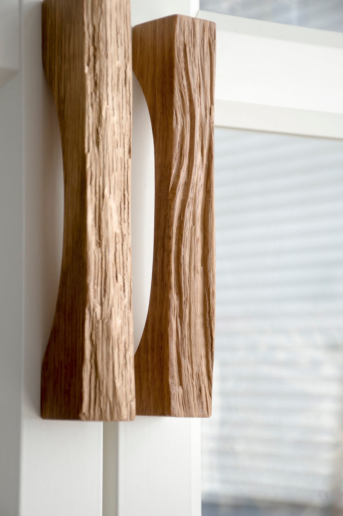 Solid Wood Pulls Drawer Pulls Handles Ikea Upgrade Etsy