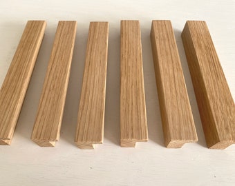 Wood handle, drawer pulls, minimalist handles, cabinet handle,  long pulls, IKEA PAX, DIY furniture, raw handle