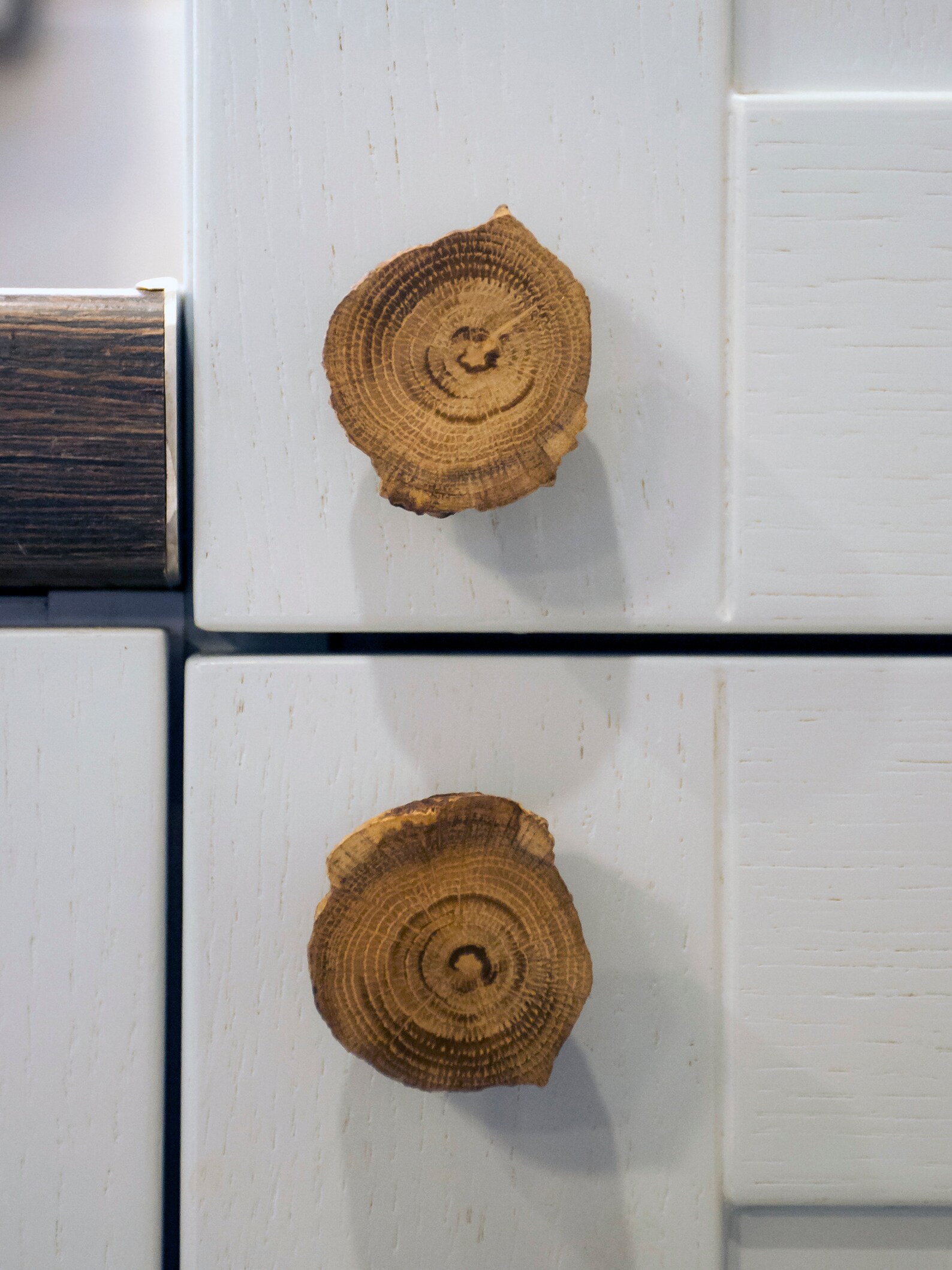 Oak Wood Knobs Wood Drawer Knobs Oak Etsy