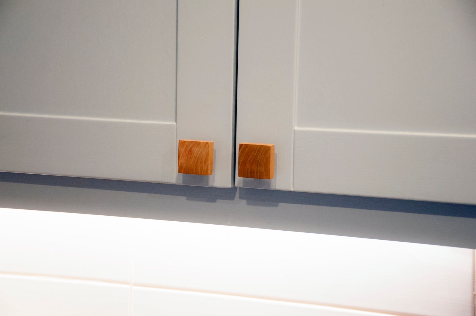 Cherry Wood Knobs Wood Drawer Knobs Cherry Etsy