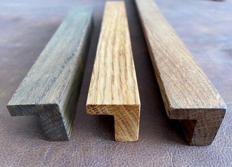 Modern Furniture Handles IKEA Walnut Handles Long Etsy