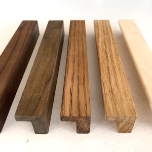 Wood handle, drawer pulls, cabinet handles, natural wood grips, cupboard handles, IKEA furniture, IKEA Pax, DIY furniture