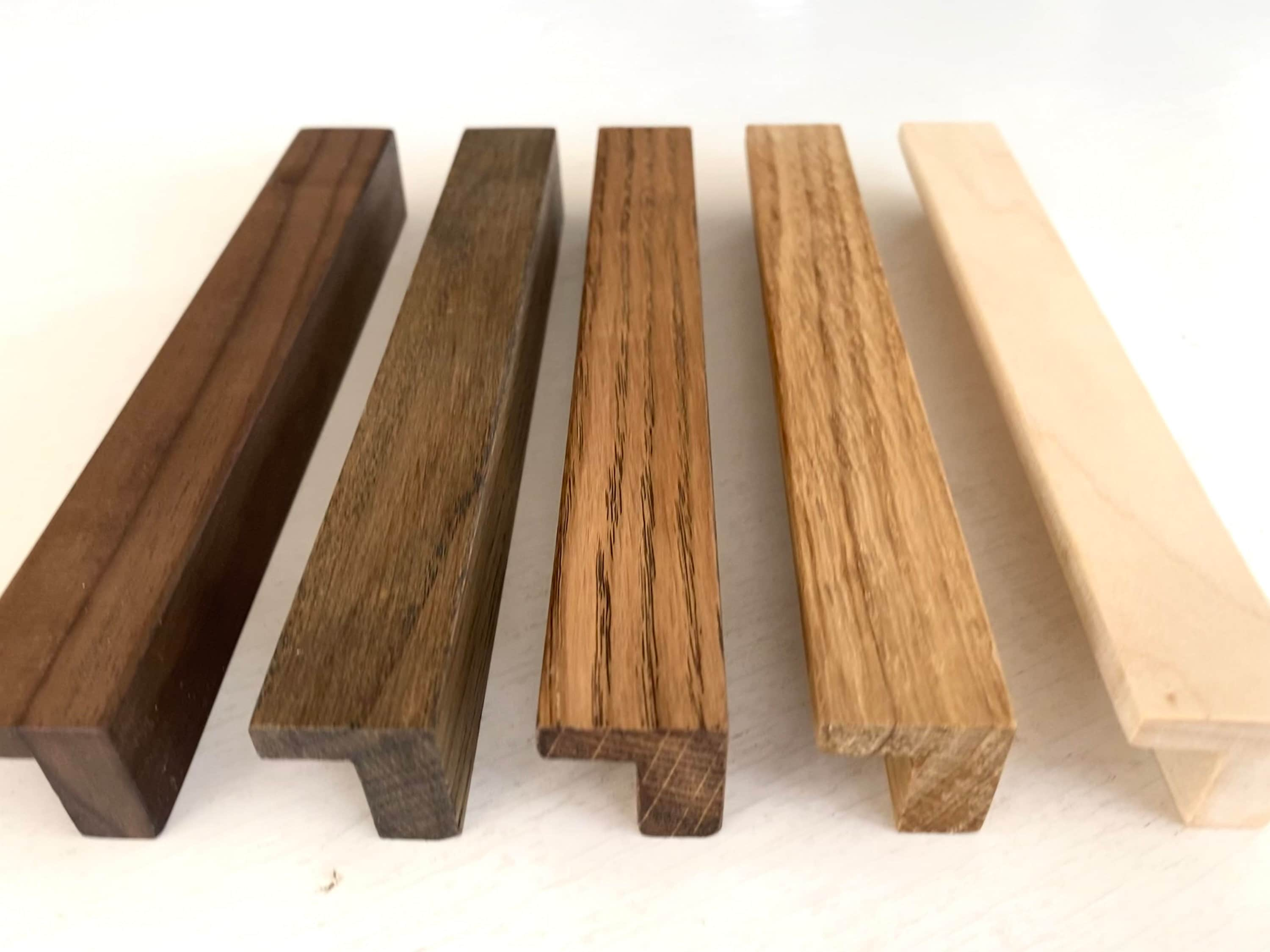 Wood Handle, Drawer Pulls, Cabinet Handles, Natural Wood Grips