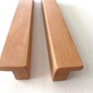 Wood handles, drawer pulls, cabinet handles, grips, cupboard handles, IKEA furniture, long handle, IKEA Pax