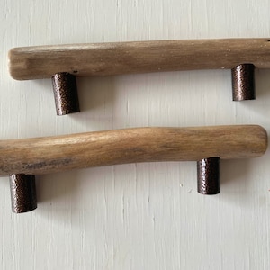 Driftwood pulls, drawer pulls, driftwood handles, original grips, IKEA furniture image 6