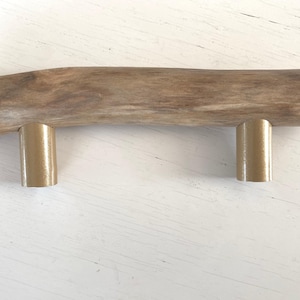 Drawer pulls, driftwood handles, natural wood grips, IKEA furniture, kitchen handles
