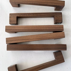 Solid wood handle, cabinet pulls, minimalist design, IKEA furniture, dresser, drawer pulls, grips