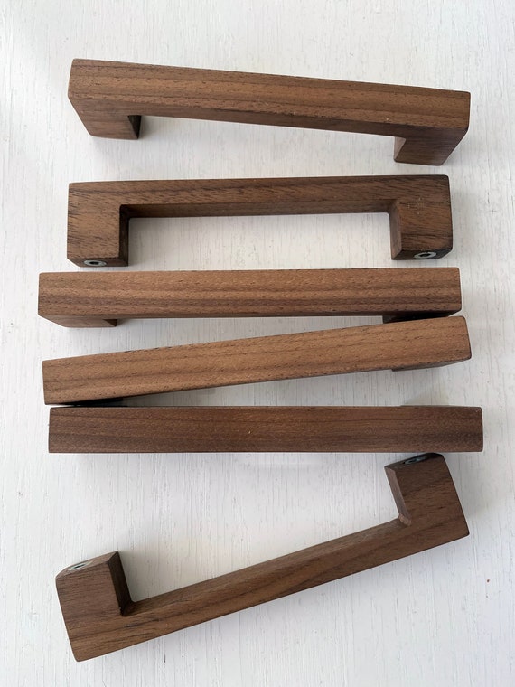 EXTRA LONG Wood Handle, Drawer Pulls, Minimalist Handles, Grips, Solid Wood,  Cupboard Handles, IKEA Furniture 
