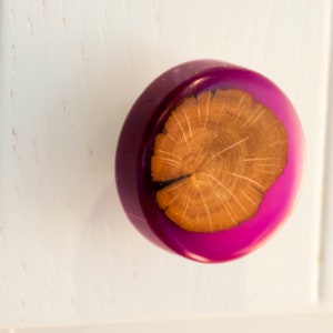 Schrankknöpfe aus Eichenholz Schubladenknöpfe aus Harz | Etsy