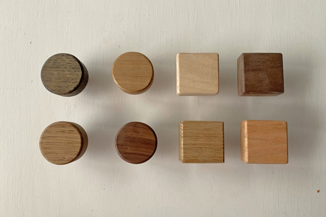 Knobs and Pulls Wooden Knobs IKEA Furniture IKEA Upgrade Etsy