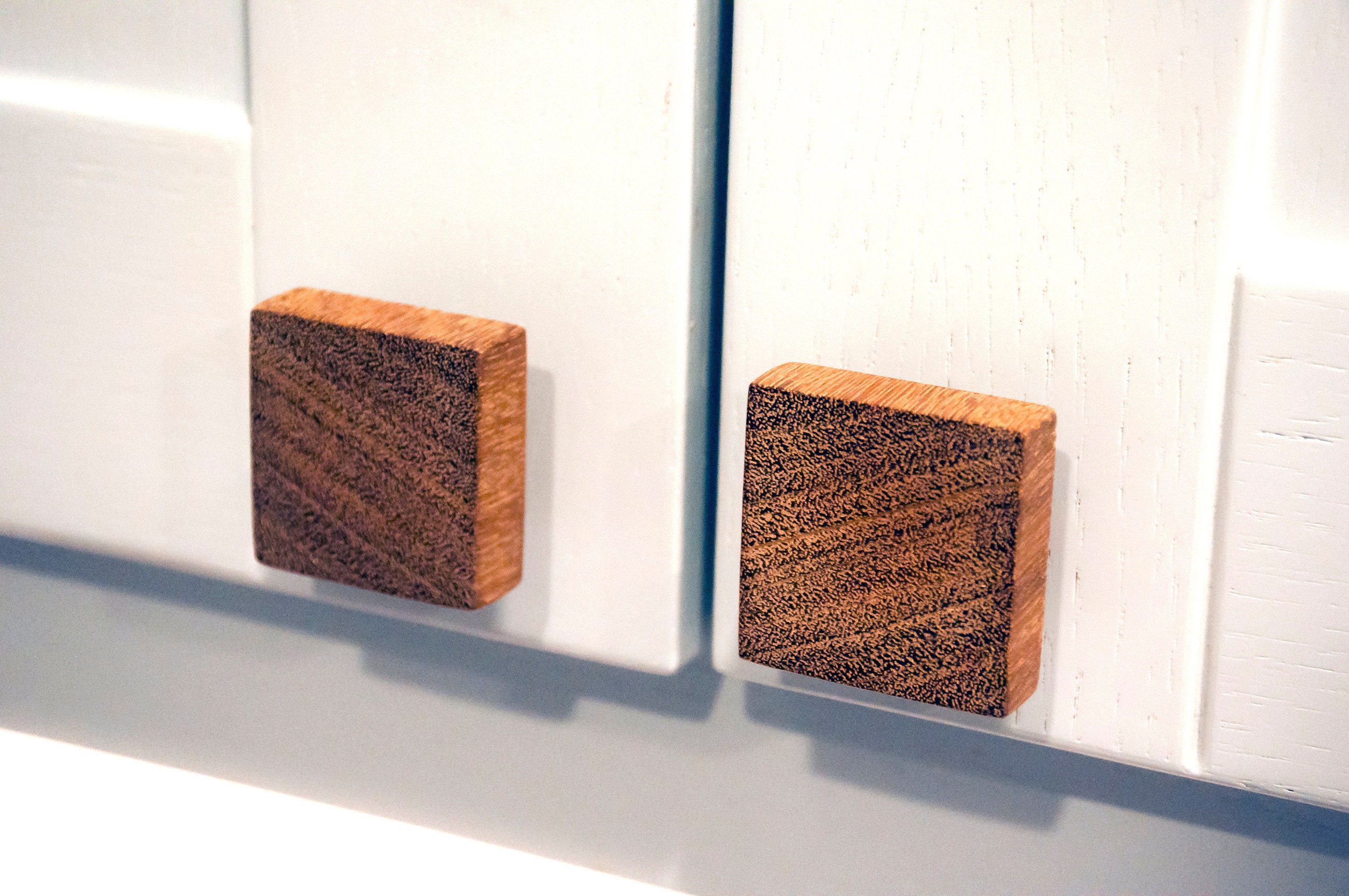 Mahogany Wood Knobs Wood Drawer Knobs Mahogany Etsy