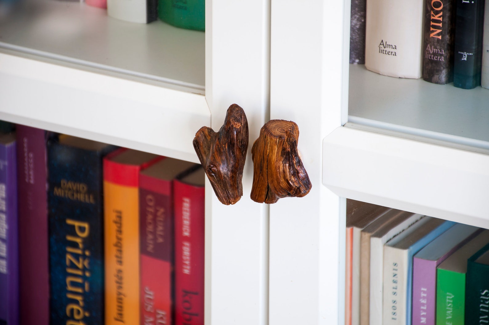 Schrankgriffe aus Eichenholz Schubladengriffe aus Holz | Etsy