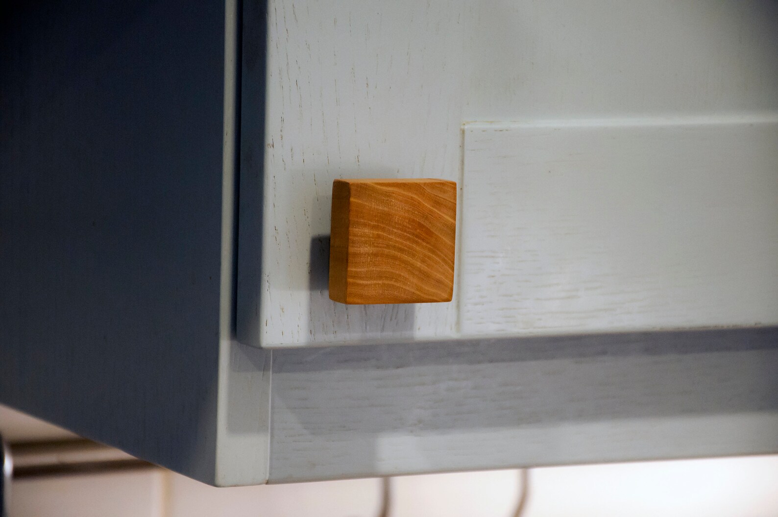 Cherry Wood Knobs Wood Drawer Knobs Cherry Etsy