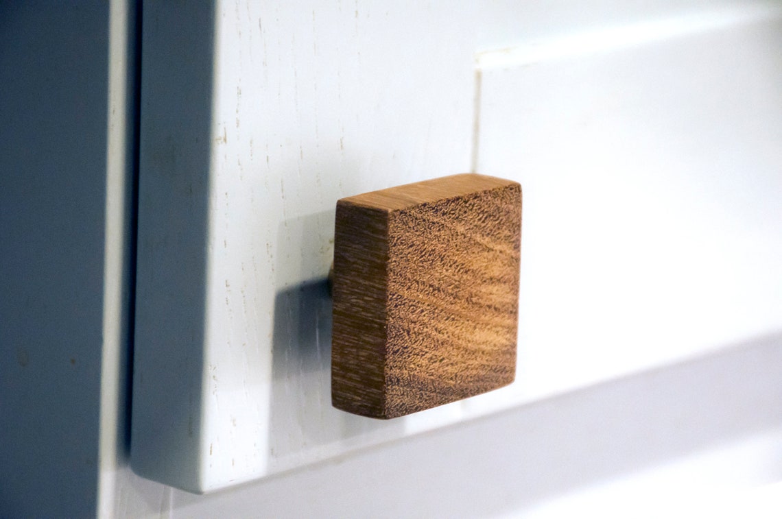 Mahogany Wood Knobs Wood Drawer Knobs Mahogany Etsy