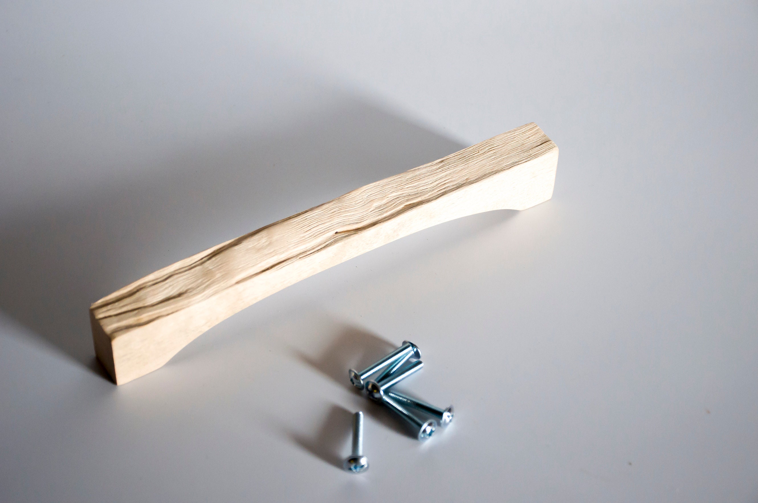 Natural wood pulls drawer pulls handles Etsy