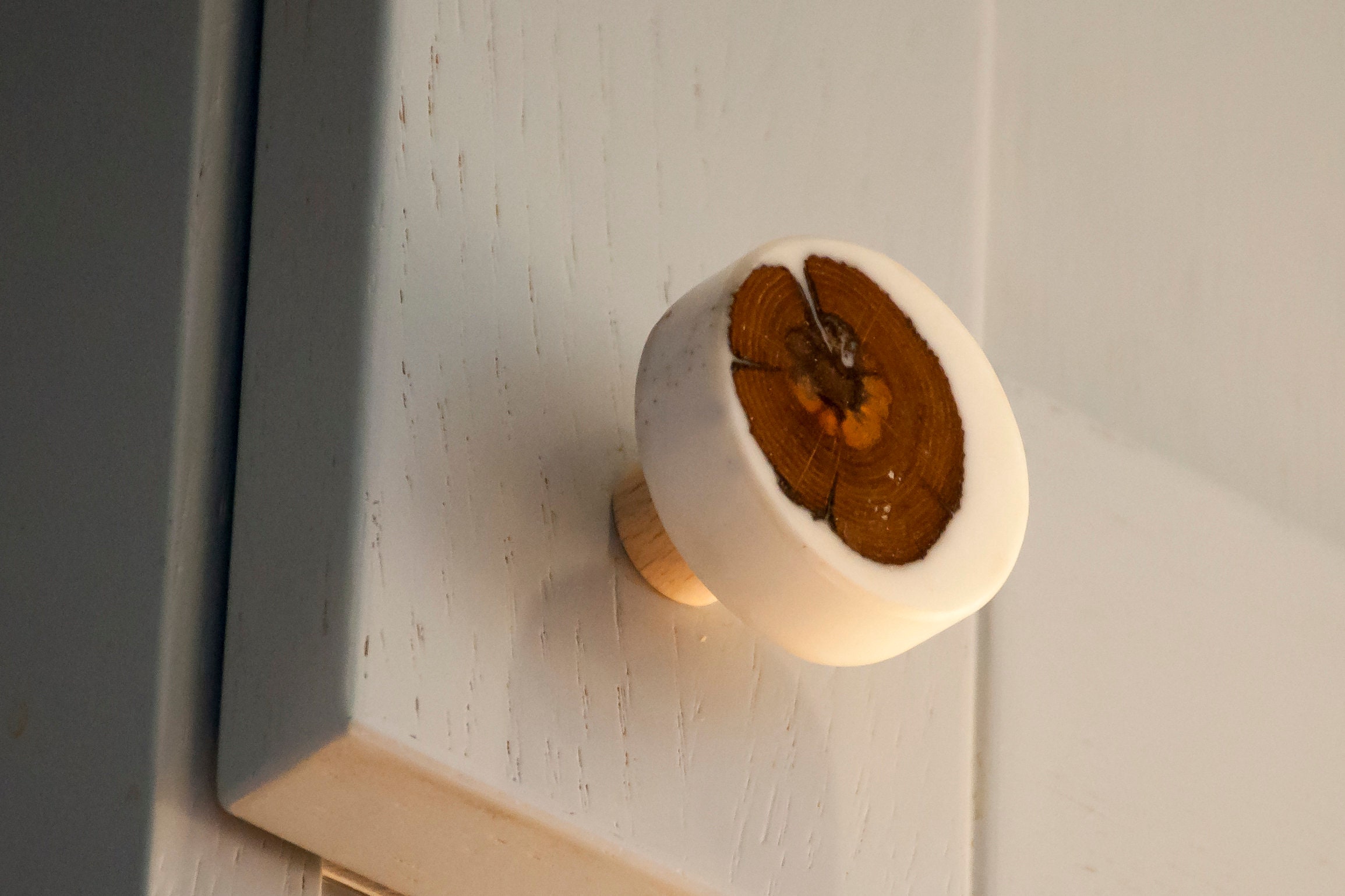 Schrankknöpfe aus Eichenholz Schubladenknöpfe aus Harz | Etsy